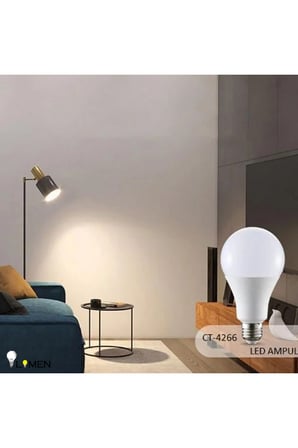 CT-4266 LED AMPÜL / 12W / 3200K  SARI  IŞIK / 5 ADET