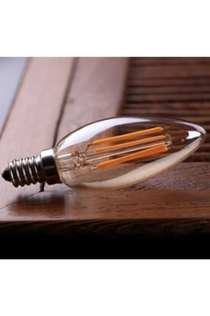 10'lu 4 Watt Rustik Led Ampul Ct-4280 AMBER RENK