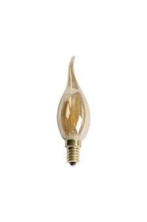 Ct-4281 4W Amber Rustik Kıvrık Mum Led Ampul 5Li̇ Paket