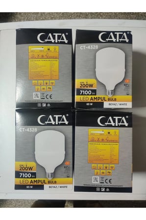 4 adet CT 4328 65W Beyaz Led Ampul