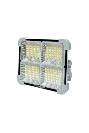 Ct-4698 Taşınabilir Solar Projektör Ip65 Güneş Enerjili 3 Renk Modu Dimmerli Ve Şarjlı Led Işık