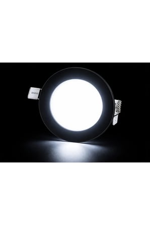 3 Adet CT 5125 Sıva Altı 6W Siyah Kasa Led Spot 6400K Beyaz Işık