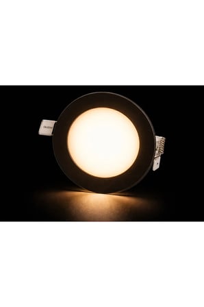 3 Adet CT 5125 Sıva Altı 6W Siyah Kasa Led Spot 3200K Gün Işığı