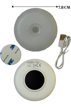 CT-5180 LED Kabin Aydınlatması, 30 lm, 4000K, Mıknatıslı, Sensörlü, Beyaz, 10 Adet