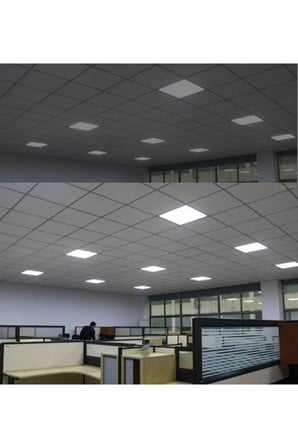 CT-5286 25W 2 adet Clip-In LED Panel Armatür Beyaz Işık 6500K Enerji Tasarruflu