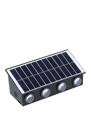 cata amber 4 ADET CATA 20W KOS SOLAR LED APLİK (DIŞ MEKAN) AMBER CT-8010 BAHÇE CEPHE AYDINLATMASI