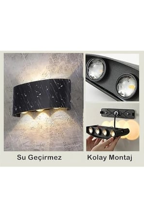 CT-8011 Haiti 10W 3200K Günışığı Led Aplik (KOLİ 10 ADET)