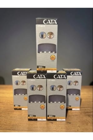 CATA 3 Işık Renkli Şarjlı Dim Edilebilir Masa Lambası ALTIN RENK Gold Kasa Ct-8429
