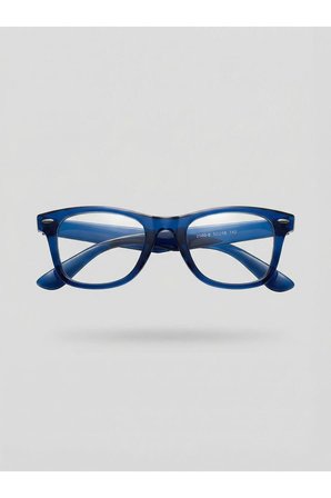 Modica Lacivert Desenli Wayfarer Unisex Mavi Işık Korumalı Gözlük unisex Kadın Erkek