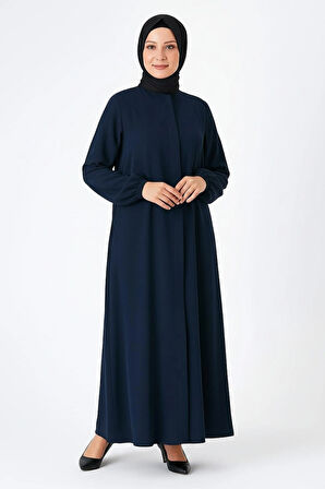 Medine İpeği Mevlana Kesim Cepli Kuşaklı Bol Ferace