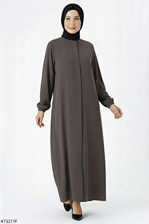 Medine İpeği Mevlana Kesim Cepli Kuşaklı Bol Ferace