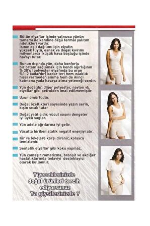 Momslab Uzun Kollu Yün Fanila(içlik)