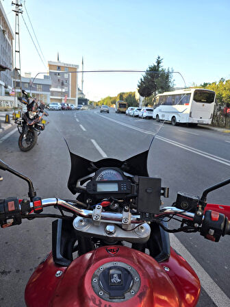 MOTOCAM Mondial Rx3 İ Evo Siperlik Ön Cam 2015-2022 Model 52cm Şeffaf Renkli 4mm UZUN CAM