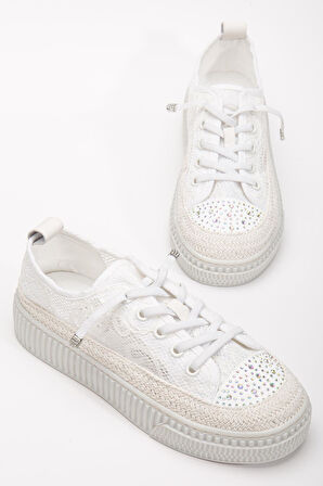 Suins Montero Model File Dantel Detaylı Kadın Spor Ayakkabı Sneaker