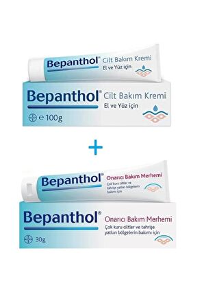 Cilt Bakım Kremi 100 gr + Onarıcı Bakım Kremi 30 gr
