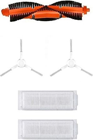 Mi Robot Vacuum Mop P - Stytj02ym Uyumlu Yedek Hepa Filtre Ve Fırça