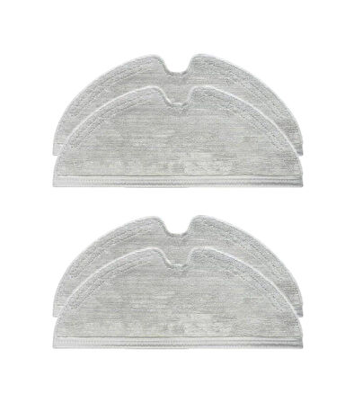 Xiaomi Vacuum Mop 2 Pro+(Kameralı) Uyumlu Yüksek Kaliteli 4 Adet Mop-Tam Yüzey Mikrofiber ve Kalın