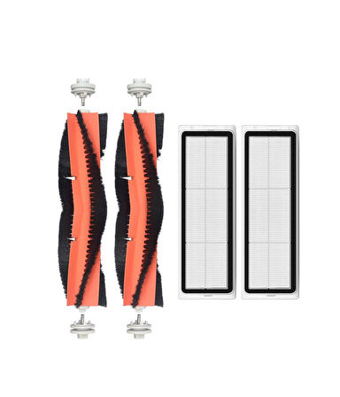 Xiaomi Vacuum Mop 2 Uyumlu Yedek Ana Fırça ve Hepa Filtre-4 Parça
