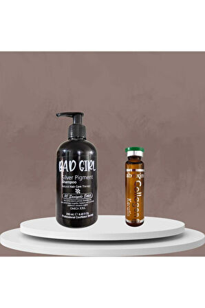 Mor Şampuan Silver Pigment 30 Saniyede Etkili 250 ml ve Collegen Keratin Serum 10 ml