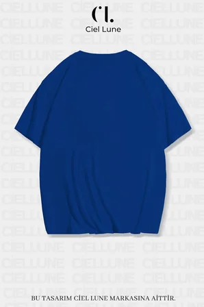 unisex kadın erkek morocco baskılı özel tasarım oversize t-shirt