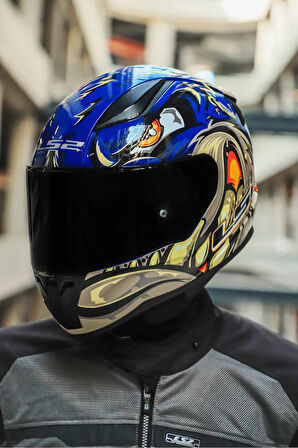 RAPID 2 RACE SPOX MAVİ-GRİ KASK