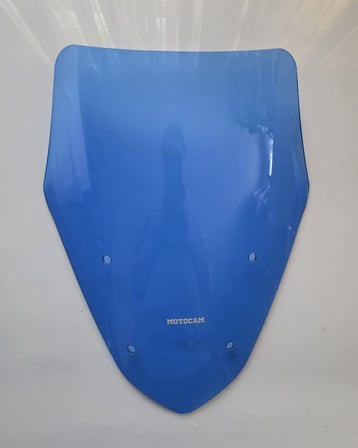 MOTOCAM Motolüx IST 34  Ön Cam 2025-2026 Model 43cm Mavi Renkli 4mm SPORTİF