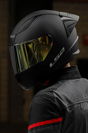 LS2 RAPID 2 RACE MAT SİYAH KASK