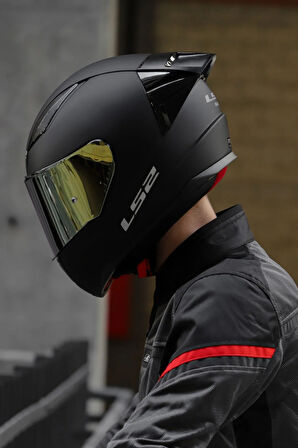 LS2 RAPID 2 RACE MAT SİYAH KASK