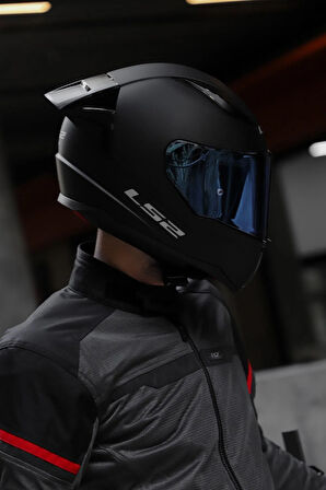 LS2 RAPID 2 RACE MAT SİYAH KASK