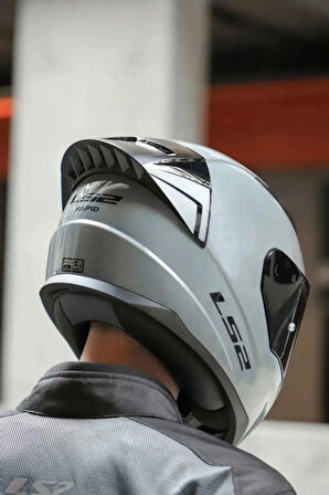 LS2 RAPID 2 RACE NARDO GRİ KASK