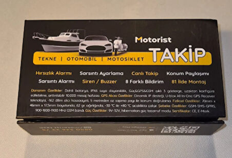 MOTORİST TAKİP CİHAZI