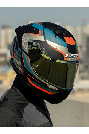 STREAM 2 ROAD MAT SİYAH-GRİ-MAVİ-KIRMIZI KASK