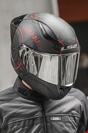 RAPID RACE TAKAROA MAT SİYAH-KIRMIZI KASK