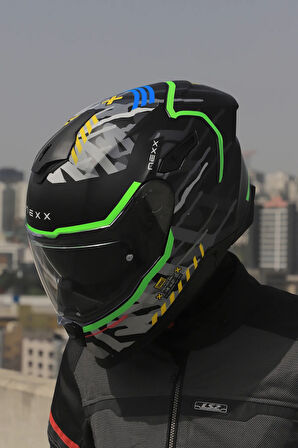 Y.100R URBANGRAM MAT SİYAH KASK