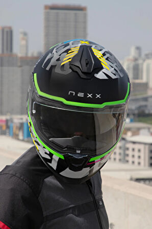 Y.100R URBANGRAM MAT SİYAH KASK