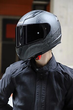 RAPID TAKAROA MAT SİYAH MOTOSİKLET KASK