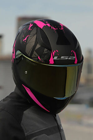 Rapıd 2 Race Palımnesıs Mat Siyah-pembe Kask