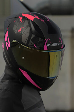 Rapıd 2 Race Palımnesıs Mat Siyah-pembe Kask