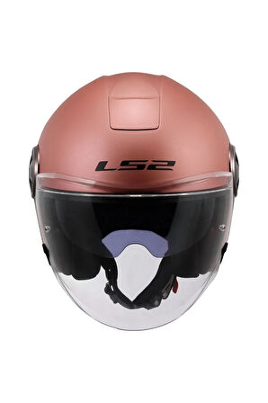 Classy Yarım Kask Mat Gold Pembe