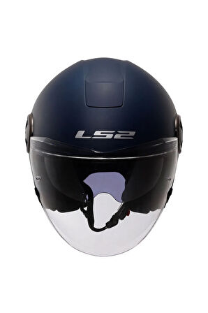 Classy Yarım Kask Mat Navy Mavi