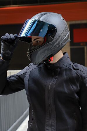 Rapıd Takaroa Mat Siyah Kask