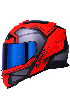 Storm Faster Mat Kırmızı-tıtanıum Kask