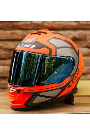 Storm Faster Mat Kırmızı-tıtanıum Kask