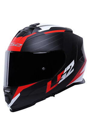 Storm 2 Nerve Mat Siyah-kırmızı Kask