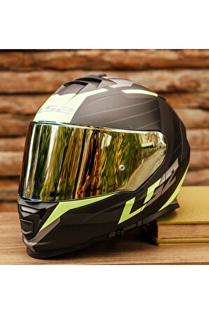 Storm 2 Nerve Mat Siyah-neon Sarı Kask