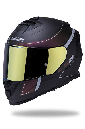 Storm Velvet Mat Siyah-gökkuşağı Kask