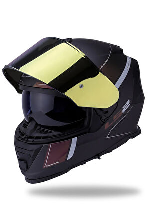 Storm Velvet Mat Siyah-gökkuşağı Kask