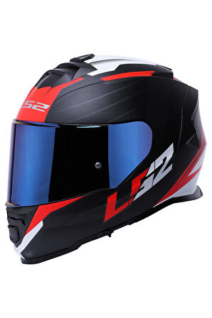 Storm 2 Nerve Mat Siyah-kırmızı Kask