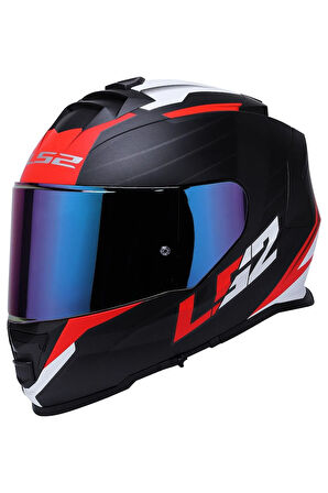 Storm 2 Nerve Mat Siyah-kırmızı Kask