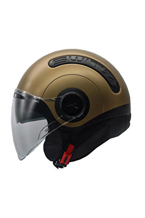 Sx.10 Yarım Kask Mat Gold